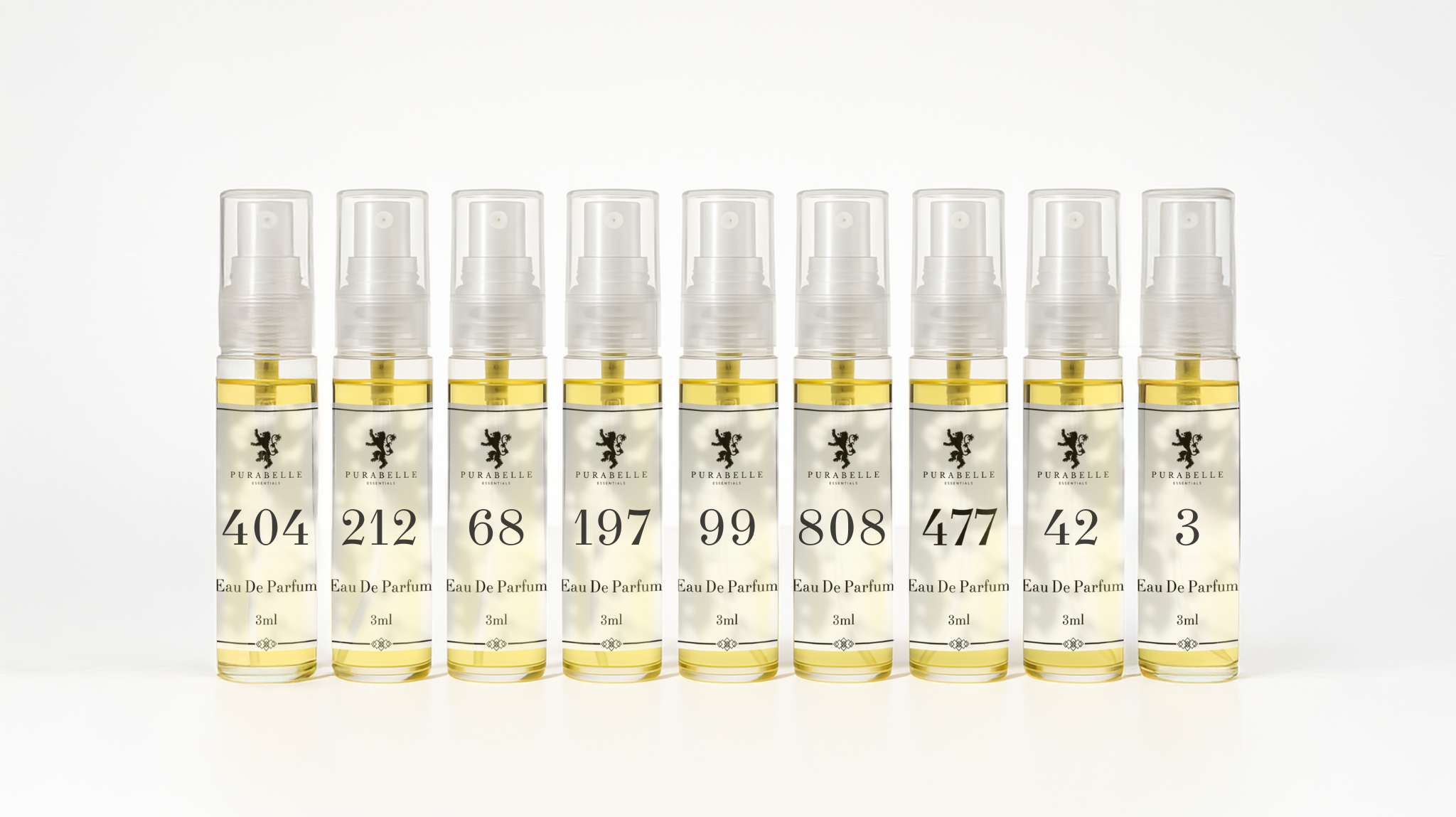 Probepaket – 9 x 3 ml Parfums zur Auswahl