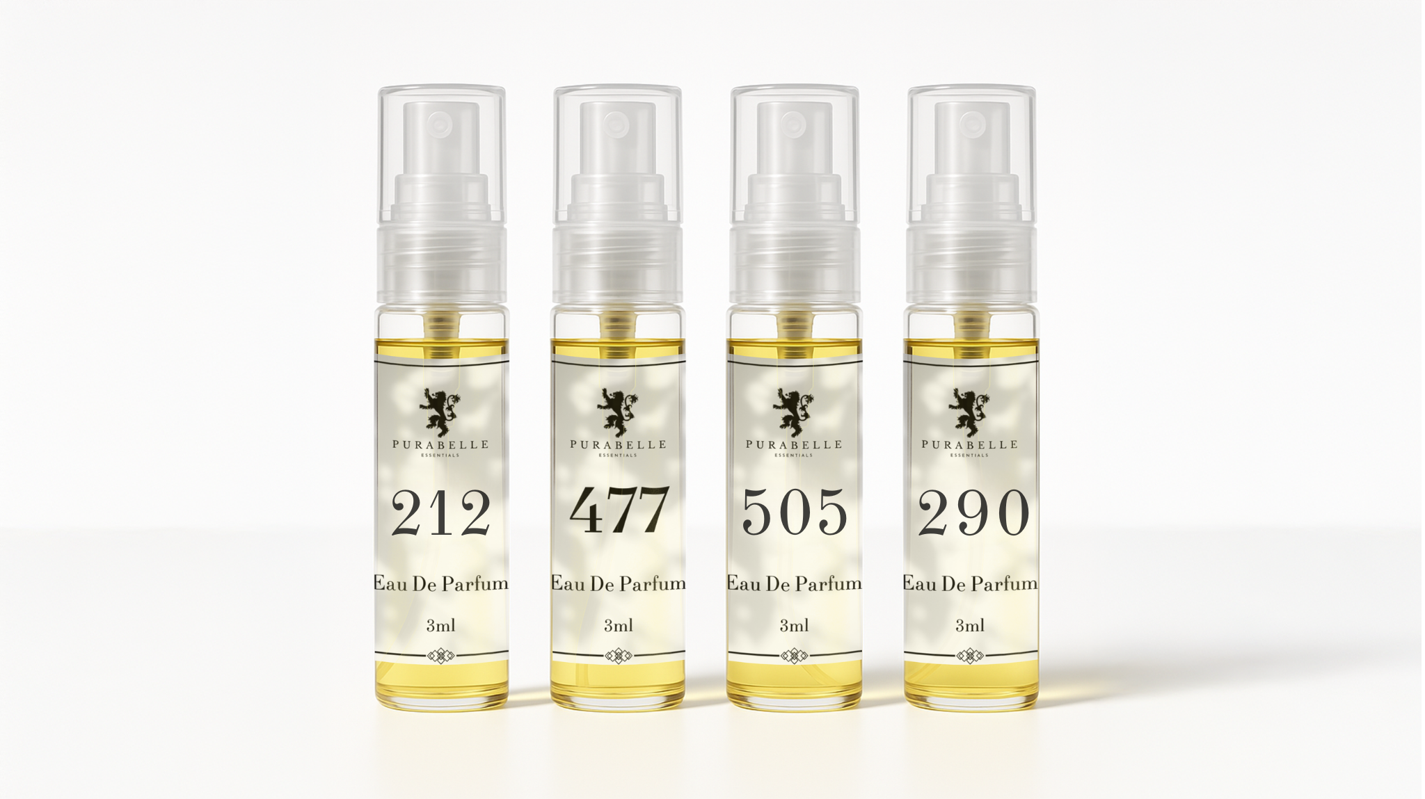 Probepaket – 4 x 3 ml Parfüms nach Wahl